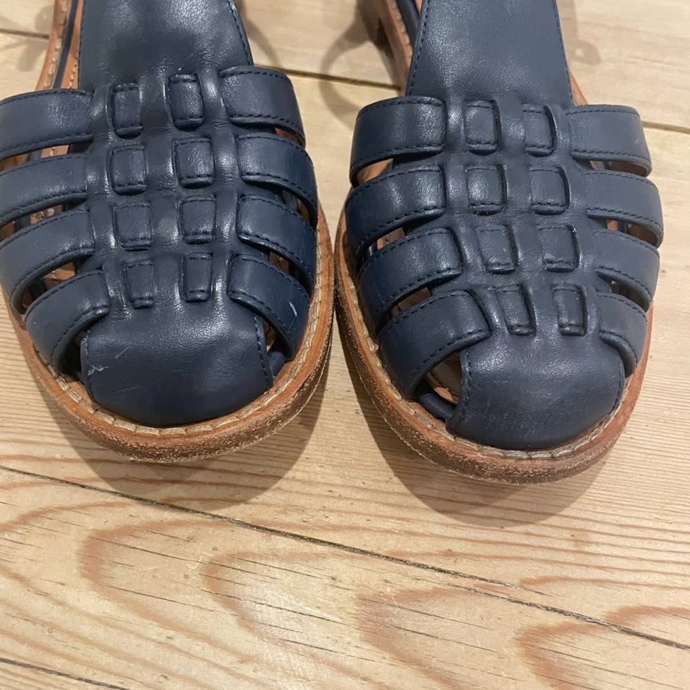 Church’s Navy Leather Fisherman Sandal - Picture 4 of 5
